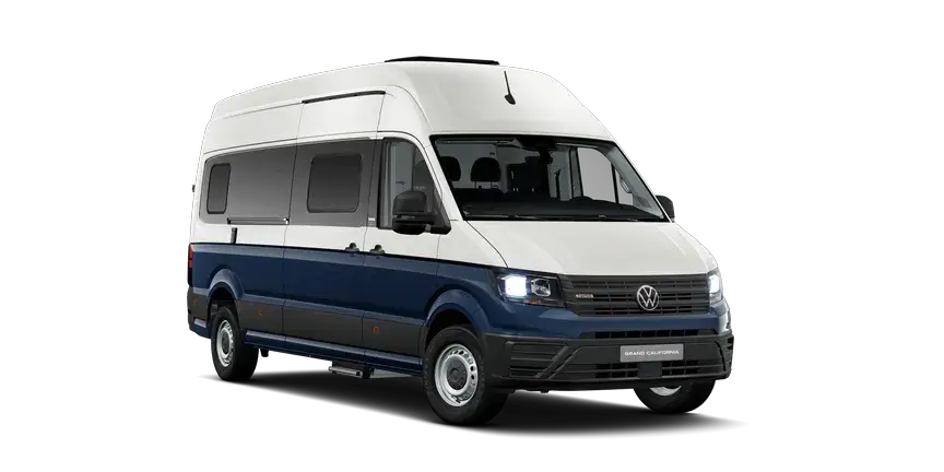 grand-california-680-ico Zweifarbig in Beige und Weiß, optimiert für komfortables Reisen und Camping.